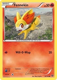 Fennekin - XY Base Set - Pokemon card