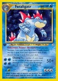 Feraligatr (4) - Neo Genesis - Pokemon card