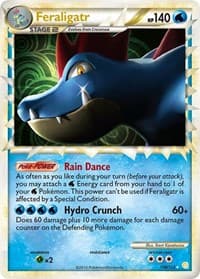 Feraligatr (Prime) - HeartGold SoulSilver - Pokemon card