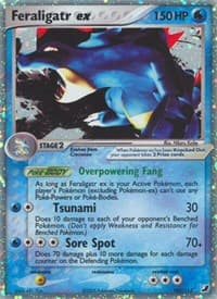 Feraligatr ex - EX Unseen Forces - Pokemon card