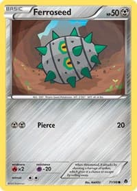 Ferroseed (71) - Emerging Powers - Pokemon card