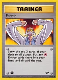 Fervor - Gym Challenge - Pokemon card