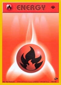 Fire Energy - Gym Challenge - Pokemon card