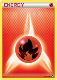 Fire Energy - Black and White - Pokemon card