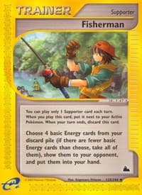 Fisherman - Skyridge - Pokemon card