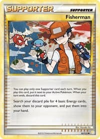 Fisherman - HeartGold SoulSilver - Pokemon card