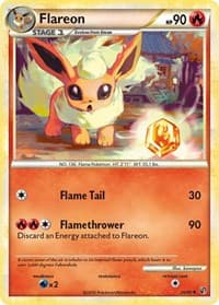 Flareon - Undaunted - Pokemon card