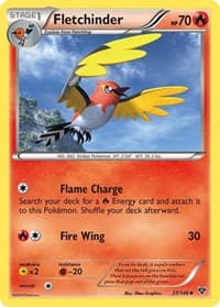 Fletchinder - XY Base Set - Pokemon card