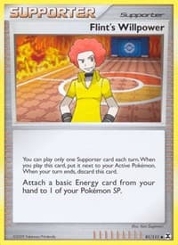 Flint's Willpower - Rising Rivals - Pokemon card