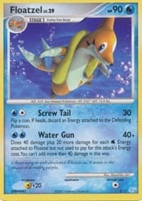 Floatzel - DP Trainer Kit: Manaphy & Lucario - Pokemon card