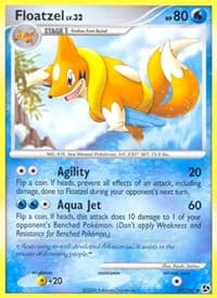 Floatzel - Great Encounters - Pokemon card