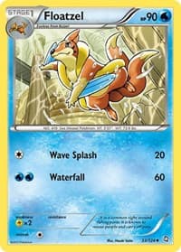Floatzel - Dragons Exalted - Pokemon card