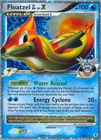 Floatzel GL Lv.X - Rising Rivals - Pokemon card
