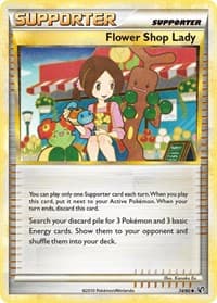 Flower Shop Lady - Undaunted - Pokemon card