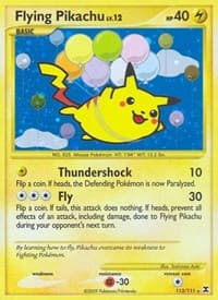 Flying Pikachu - Rising Rivals - Pokemon card
