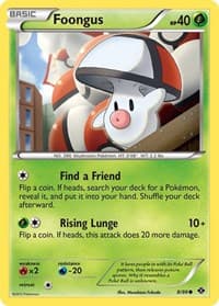 Foongus - Next Destinies - Pokemon card