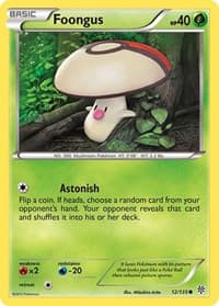 Foongus - Plasma Storm - Pokemon card
