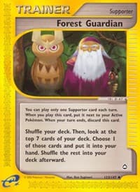 Forest Guardian - Aquapolis - Pokemon card