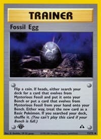 Fossil Egg - Neo Discovery - Pokemon card