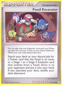 Fossil Excavator - Mysterious Treasures - Pokemon card