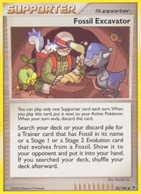 Fossil Excavator - Majestic Dawn - Pokemon card