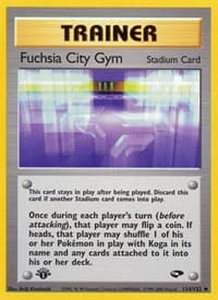 Fuchsia City Gym - Gym Challenge - Pokemon card