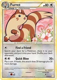 Furret - HeartGold SoulSilver - Pokemon card
