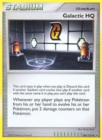 Galactic HQ - Platinum - Pokemon card