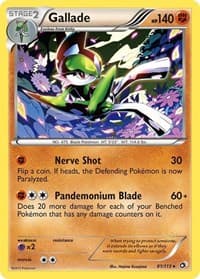 Gallade - Legendary Treasures - Pokemon card