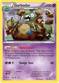 Garbodor - Dragons Exalted - Pokemon card
