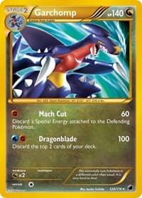 Garchomp (120 Secret Rare) - Plasma Freeze - Pokemon card