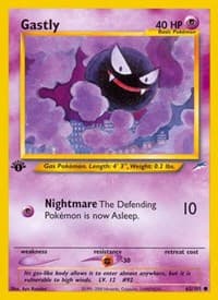 Gastly - Neo Destiny - Pokemon card