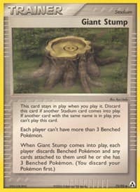 Giant Stump - EX Legend Maker - Pokemon card