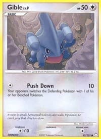 Gible - Mysterious Treasures - Pokemon card