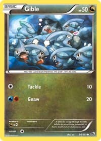 Gible - Legendary Treasures - Pokemon card