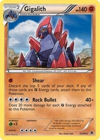 Gigalith - Emerging Powers - Pokemon card