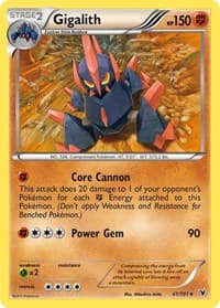 Gigalith - Noble Victories - Pokemon card