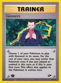 Giovanni (104) - Gym Challenge - Pokemon card