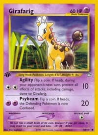 Girafarig - Neo Genesis - Pokemon card