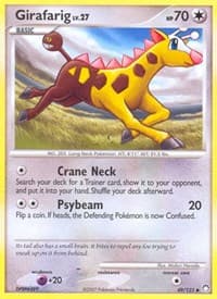 Girafarig - Mysterious Treasures - Pokemon card