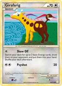 Girafarig - HeartGold SoulSilver - Pokemon card