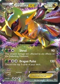 Giratina EX - Dragons Exalted - Pokemon card