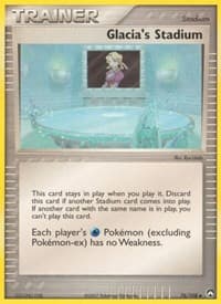 Glacia's Stadium - EX Power Keepers - Pokemon card