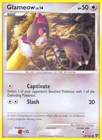 Glameow - Great Encounters - Pokemon card
