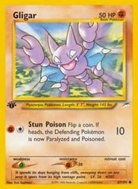 Gligar - Neo Destiny - Pokemon card