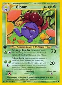 Gloom - Neo Genesis - Pokemon card