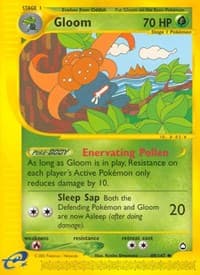 Gloom - Aquapolis - Pokemon card