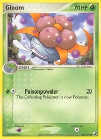 Gloom - EX Unseen Forces - Pokemon card