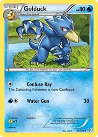 Golduck (34) - Boundaries Crossed - Pokemon card