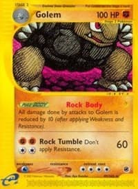Golem (49) - Expedition - Pokemon card